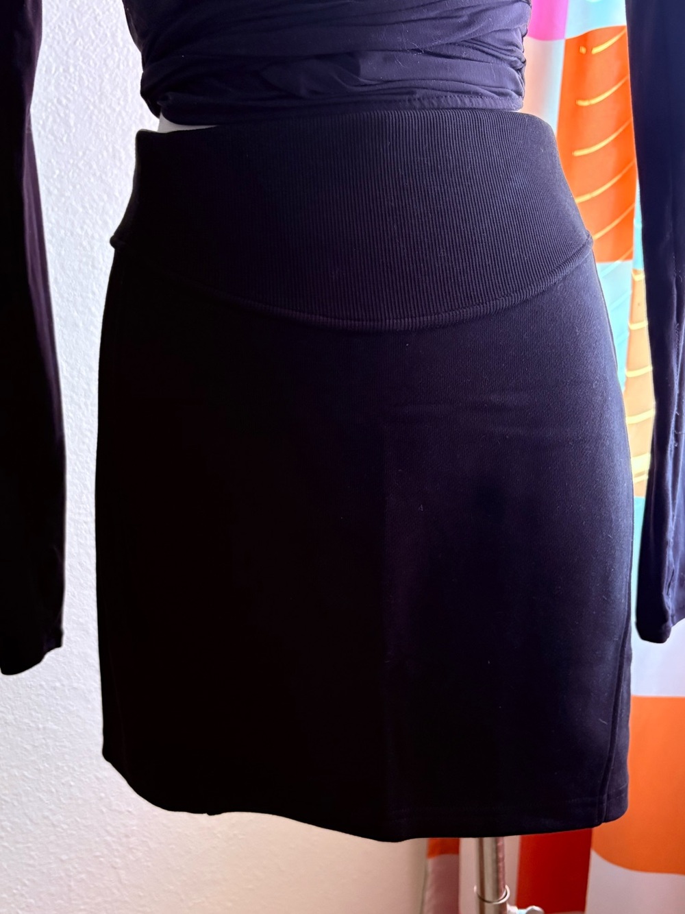 Lululemon Scuba High Waist Mini Skirt in Black NWOT